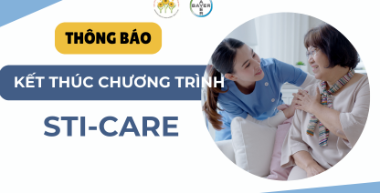 Thông báo kết thúc chương trình STI_CARE