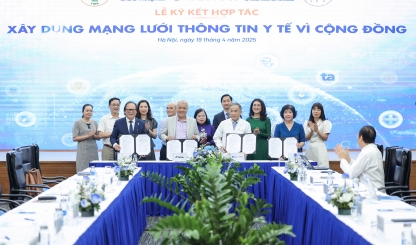 Quỹ Ngày mai tươi sáng ký kết hợp tác xây dựng mạng lưới thông tin y tế vì cộng đồng trên nền tảng số