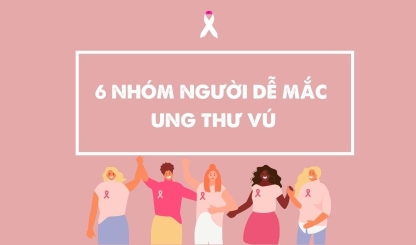 6 nhóm người dễ mắc ung thư vú