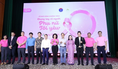 Lễ phát động chiến dịch truyền thông và khám sàng lọc ung thư vú năm 2022